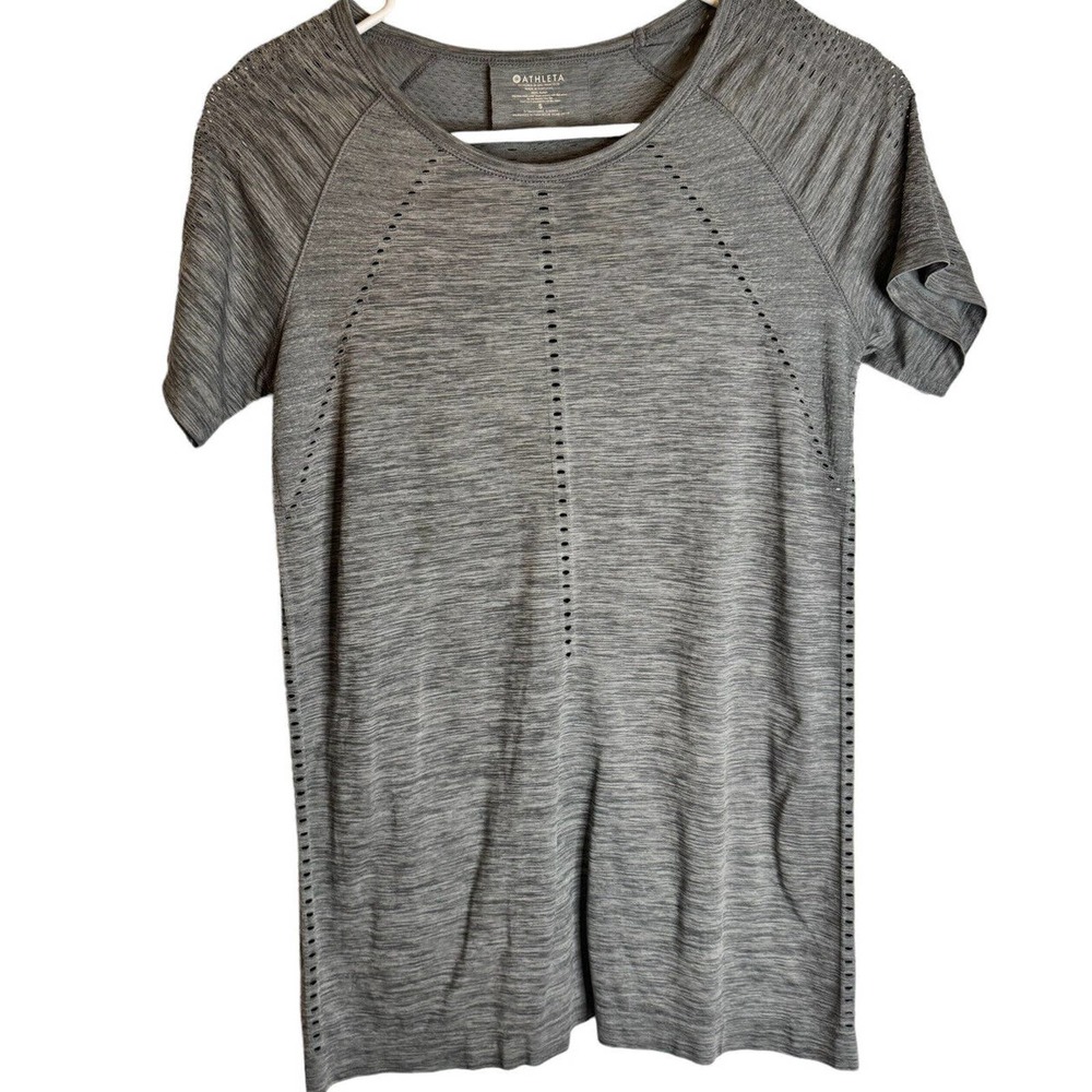 ATHLETA Foothill Tee | Gray Top Size Small